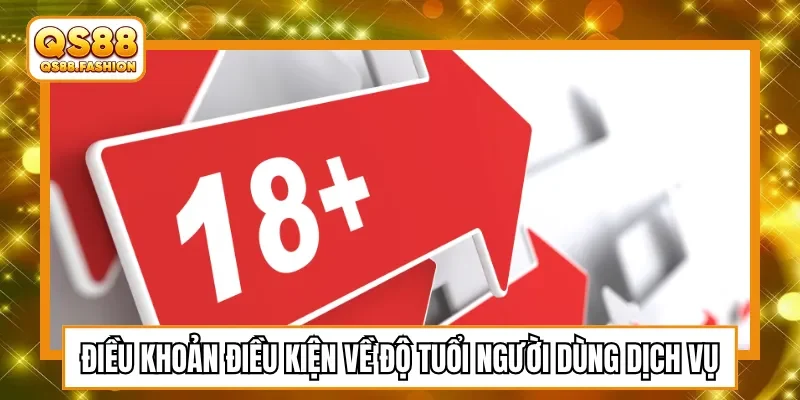 Điều khoản điều kiện về độ tuổi người dùng dịch vụ