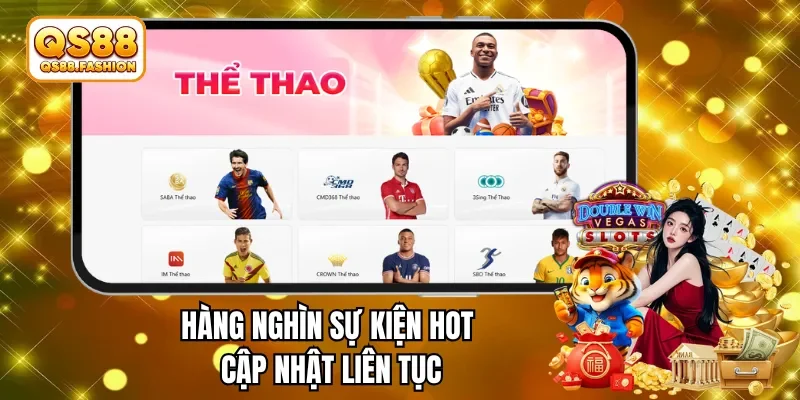 Hàng nghìn sự kiện hot cập nhật liên tục